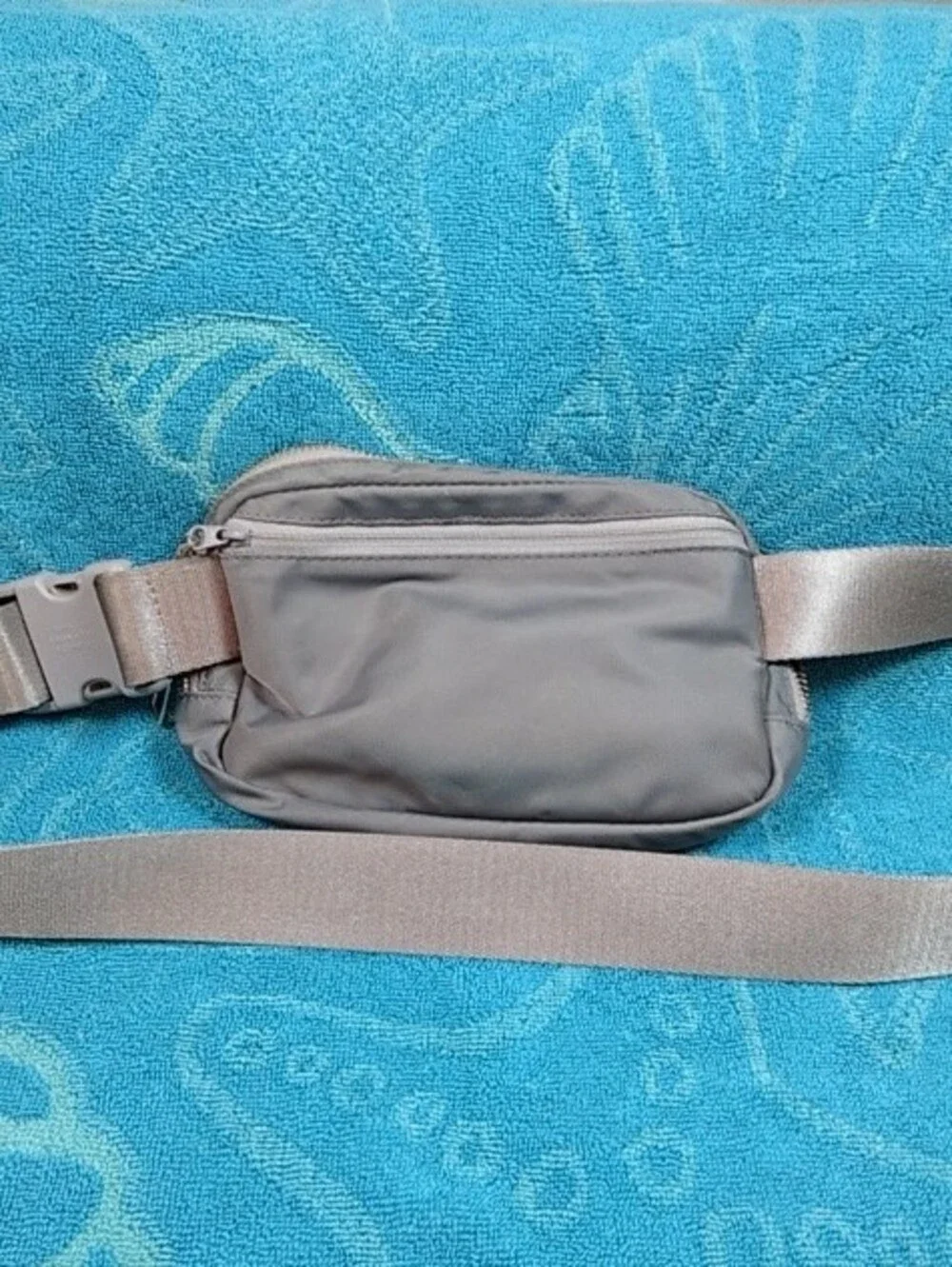 lululemon athletica Gray Crossbody Waist Bag
